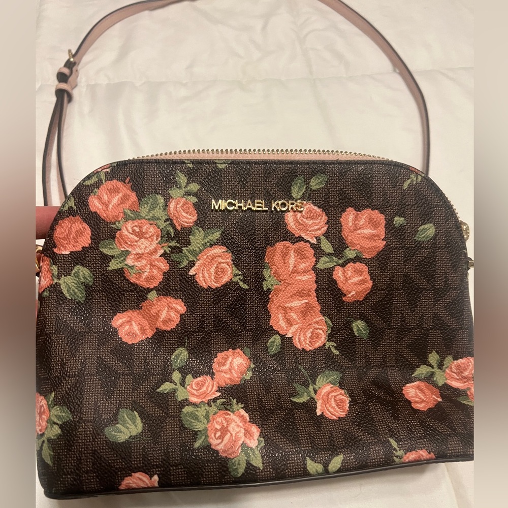 NWT MICHAEL KORS CROSSBODY FLORAL PURSE